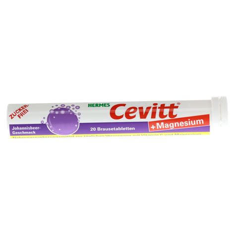 hermes cevitt magnesium brausetabletten 20 st|HERMES CEVITT + MAGNESIUM (20 St) Preis ab 2,58€.